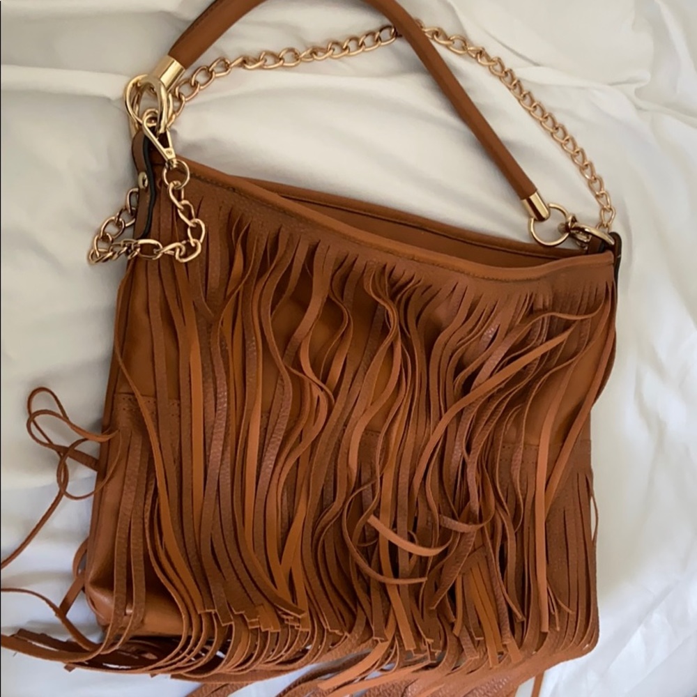 Fringe purse